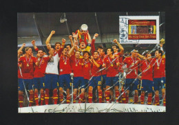 Spain 2012 - Spain The Champions Uefa Euro 2012 No Hay Dos Sin Tres Carte Maximum - Fußball-Europameisterschaft (UEFA)