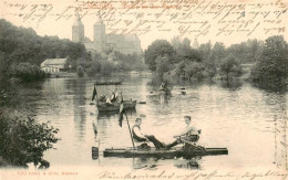 73958239 Rochlitz__Sachsen Partie An Der Mulde Bootfahren Blick Zur Kirche - Rochlitz