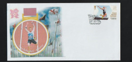 GB LONDON 2012 OLYMPIC GAMES GOLD MEDAL WINNER FDC - Greg Rutherford - Estate 2012: London