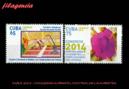 CUBA MINT. 2014-50 CONGRESO MÉDICO INTERNACIONAL SOBRE EL CONTROL DE LA DIABETES - Unused Stamps