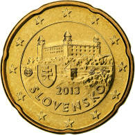 Slovaquie, 20 Euro Cent, 2013, Kremnica, BU, FDC, Or Nordique, KM:99 - Slovacchia