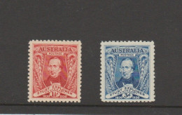 1930 Australia Famous People Strut Explorer Full Set Of 2 MNH - Ungebraucht