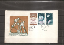 Exposition De Bruxelles -1958 ( FDC De Roumanie De 1958 Avec Surcharges Des Timbres Renversées à Voir) - 1958 – Bruxelles (Belgio)