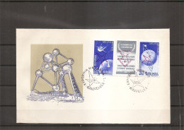 Exposition De Bruxelles -1958 ( FDC De Roumanie De 1958 Avec Surcharges Des Timbres Renversées à Voir) - 1958 – Brussels (Belgium)