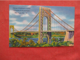 George Washington.    Bridge.     New York > New York City    Ref 6328 - Manhattan