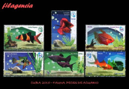 CUBA MINT. 2015-02 FAUNA. PECES DE ACUARIO - Unused Stamps