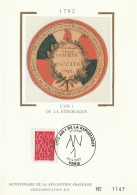 " 200 ANS DE LA REPUBLIQUE : OEUVRE DE J.C. BLAIS " Sur Carte Maximum N°tée Sur Soie N° YT 2775 Parfait état CM à Saisir - Revolución Francesa