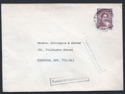 1944  Letter ToCanada - Canadian Censor Markings - Brieven En Documenten