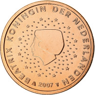 Pays-Bas, Beatrix, 5 Euro Cent, 2007, Utrecht, BU, SPL+, Cuivre Plaqué Acier - Niederlande