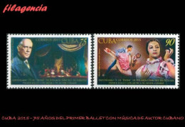 CUBA MINT. 2015-07 75 AÑOS DEL ESTRENO DEL BALLET DIONÉ. PRIMER BALLET CON MÚSICA DE AUTOR CUBANO - Unused Stamps