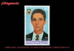 CUBA MINT. 2015-10 55 AÑOS MUERTE DEL PRIMER AGENTE DE LA SEGURIDAD CUBANA MANUEL LÓPEZ PORTILLA - Unused Stamps