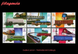 CUBA MINT. 2015-08 TRENES DE CARGA - Ungebraucht