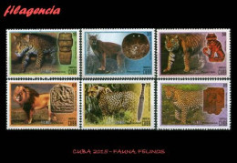 CUBA MINT. 2015-13 FAUNA. FELINOS - Unused Stamps