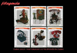 CUBA MINT. 2015-27 HISTORIA DE LA TELEFONÍA EN CUBA - Neufs