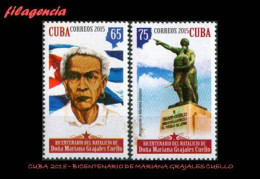 CUBA MINT. 2015-28 BICENTENARIO DE MARIANA GRAJALES CUELLO - Ungebraucht