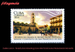 CUBA MINT. 2014-23 20 AÑOS DEL MUSEO SACRO BASÍLICA MENOR & CONVENTO DE SAN FRANCISCO DE ASÍS - Unused Stamps