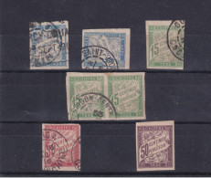 Colonies Françaises Lot Oblitérations Sur Timbres Taxes - Strafportzegels