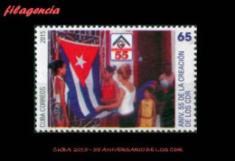 CUBA MINT. 2015-32 55 ANIVERSARIO DE LOS COMITÉS DE DEFENSA DE LA REVOLUCIÓN - Ungebraucht