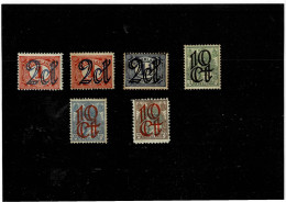 NEDERLAND ,francobolli Soprastampati ,6 Pezzi MH ,qualita Buona - Ongebruikt