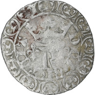 France, Charles V, Blanc Au K, 1365-1380, Billon, TTB, Duplessy:363 - 1364-1380 Karl V. Der Weise