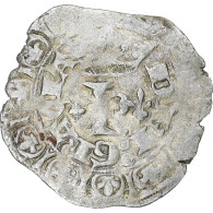 France, Charles V, Blanc Au K, 1365-1380, Billon, TB+, Duplessy:363 - 1364-1380 Karel V De Wijze