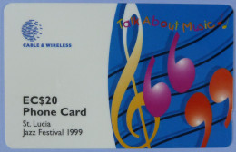 ST LUCIA - GPT - Cable & Wireless - Jazz Festival - Talk About Music - Specimen - $20 - Saint Lucia