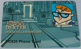 ST LUCIA - GPT - Cable & Wireless - Cartoon Network - Dexter - Specimen - $20 - Limited Edition - St. Lucia