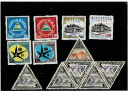 NICARAGUA ,12 Pezzi MNH Di Cui 3 Serie Di P.A ,qualita Ottima - Nicaragua