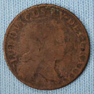 France • 1/2 Sol 1722 B (Rouen) • Buste Enfantin • Louis XV • R2 -Keydate  [24-127] - 1715-1774 Luigi XV Il Beneamato