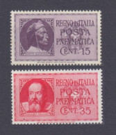 1933 Italy 437-438 Dante Alighieri, Galileo Galilei - Nuovi