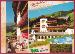 AK: Lanersbach, Alpenhotel Garni Dorfplatzl, Gelaufen 1. 2. 1995 (Nr. 4777) - Zillertal