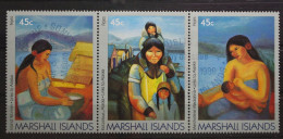 Marshall-Inseln 209-211 Gestempelt Als Dreierstreifen #UQ631 - Marshallinseln