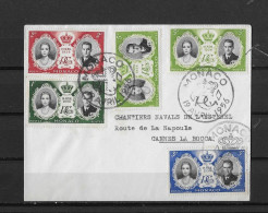 Monaco Mariage Princier Sur Enveloppe. - Used Stamps