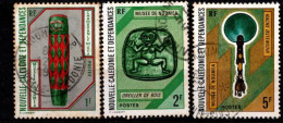 - Nelle CALEDONIE - 1972 - YT N° 381 / 383 - Oblitérés - Musée Noumea - - Oblitérés