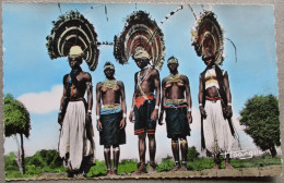 AFRICA CONIAGUIS DANCERS POSTCARD ANSICHTSKARTE PICTURE CARTOLINA PHOTO CARD CARTE POSTALE POSTKARTE - Afrique Du Sud