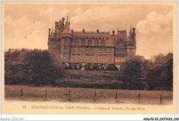 ADQP2-29-0091 - CHATEAUNEUF-du-FAOU - Finistère - Château De Trévarez - Façade Nord - Châteauneuf-du-Faou