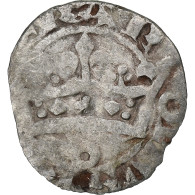 France, Charles IV, Double Parisis, 1323-1328, Billon, TB, Duplessy:244b - 1322-1328 Charles IV The Fair