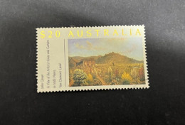 (STAMPS 18-2-2024) Australia (lightly Postally Used) $ 20.00 Art Painting Stamp (Jonh Clover) 1990 - Gebraucht