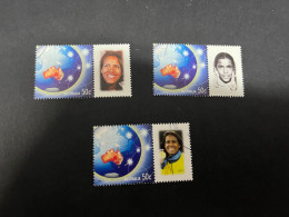 (STAMPS 18-2-2024) Australia (lightly Postally Used) 3 X Personalised Stamp (Sydney Olympic Games 2000 - (Cathy Freeman) - Oblitérés
