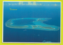 TETIAROA Vue Aérienne D'un Atoll Corallien Post Cards Teva Sylvain Coral Atoll Tahiti VOIR DOS - Tahiti