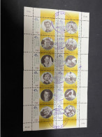 (STAMPS 18-2-2024) Australia - (sheetlet Of 12 Postmarked Stamps)  Olympic Games - 1999 - Oblitérés