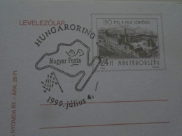 D201027    Hungary  Postal Stationery  Pécs Brewery -   Hungarian Grand Prix - Formula 1 - HUNGARORING 1999 - Cars