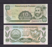 NICARAGUA - 1991  10 Centavos UNC Banknote - Nicaragua