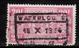 Chemins De Fer TR 163, Obliteration Centrale, WATERLOO 2 - Usados