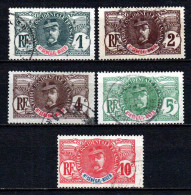 Haut Sénégal Et Niger - 1906  - Faidherbe - N° 1 à 5  -  Oblit - Used - Oblitérés