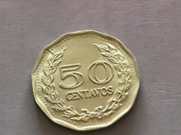 Münze Münzen Umlaufmünze Kolumbien 50 Centavos 1970 - Kolumbien