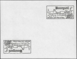 France Vers 1975. Épreuve D'empreinte SECAP, Bourgueil, Sa Cave, Son Plan D'eau. Raisins. Tirage 3 Ex. - Vinos Y Alcoholes