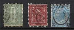 ITALIE Ca.1863-77: Lot D' Obl. - Usados