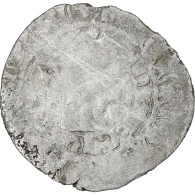 France, Charles V, Blanc Au K, 1365-1380, Billon, TB, Duplessy:363 - 1364-1380 Carlo V Il Saggio 