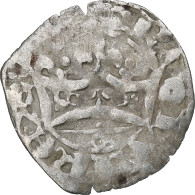 France, Charles IV, Double Parisis, 1323-1328, Billon, TB, Duplessy:244b - 1322-1328 Charles IV The Fair